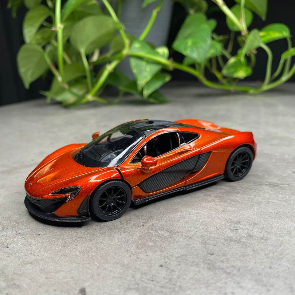 Машинка металлическая Макларен П1 McLaren P1 Kinsmart 1:36 5393DKT  инерционная, цвет Оранжевый