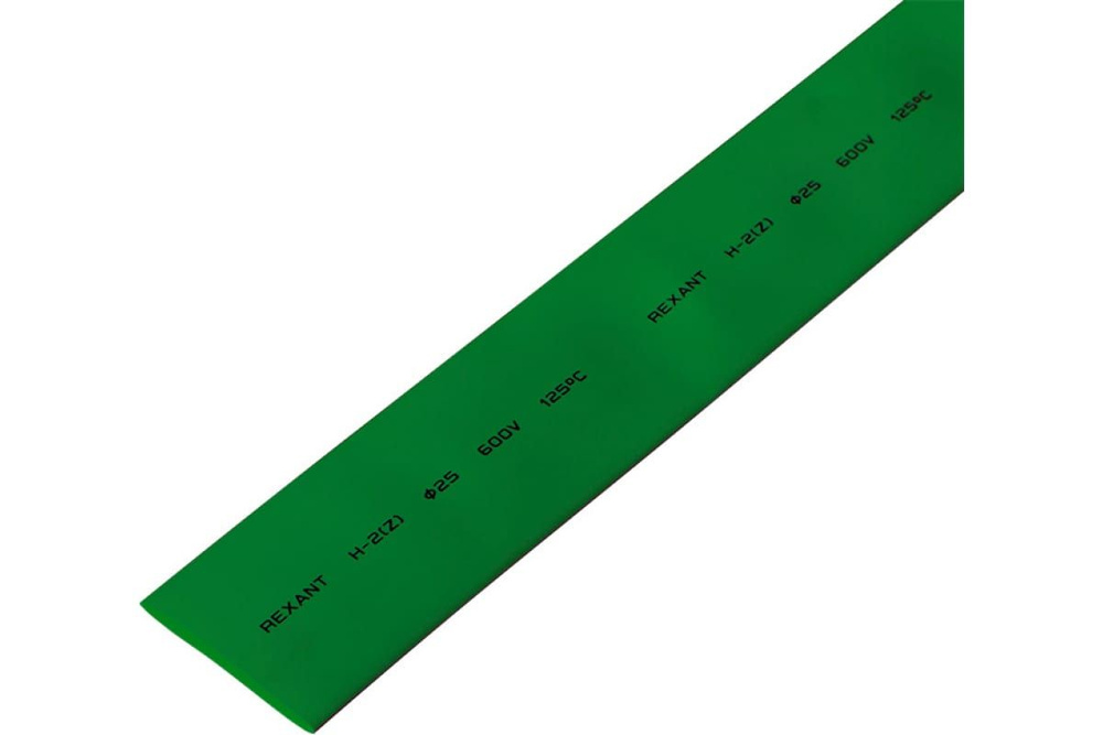 Трубка термоусаживаемая 25/12,5 мм зеленая REXANT (комплект 8 шт)  #1