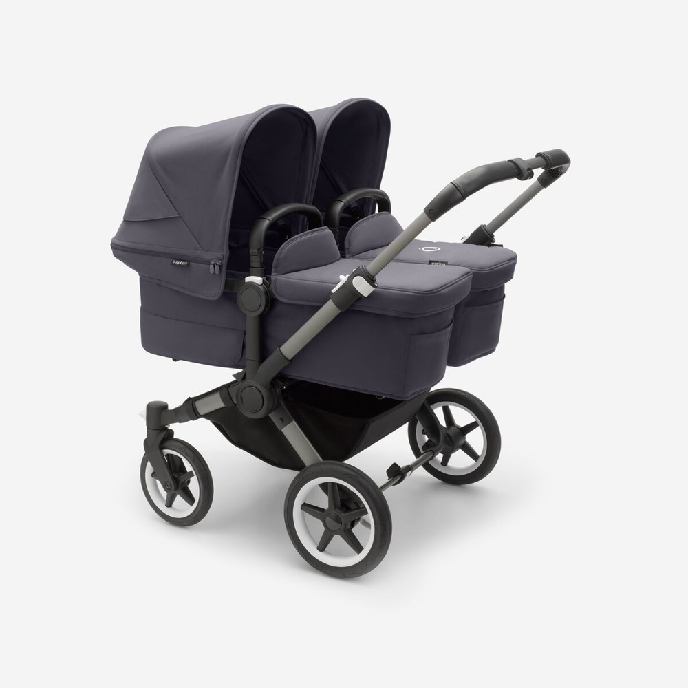 Коляска для двойни Bugaboo Donkey 5 Twin Graphite/Stormy blue #1