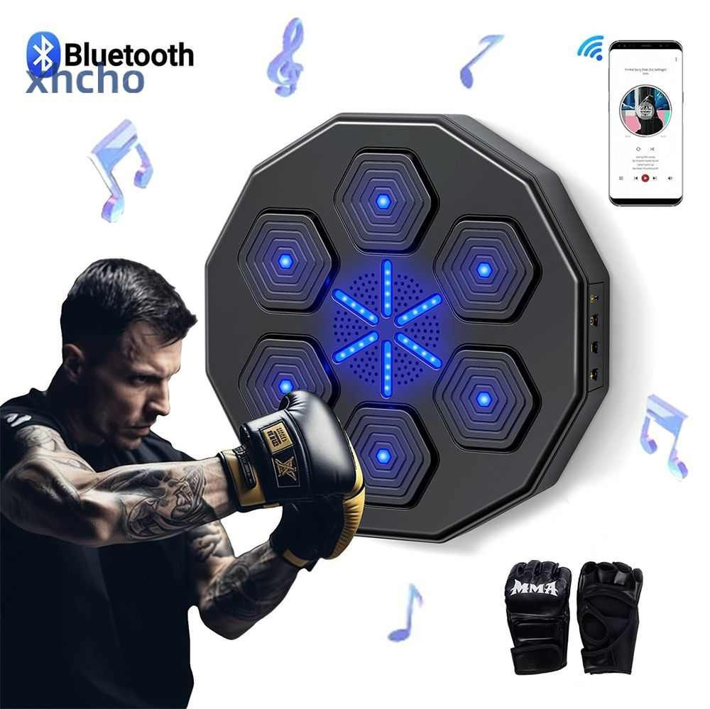 music boxing machine,музыкальная боксерская груша,9 режимов тренировки,  светодиодная обратная связь, можно подключить к Bluetooth для  воспроизведения музыки, подходит для домашних тренировок hml - купить с  доставкой по выгодным ценам в интернет ...