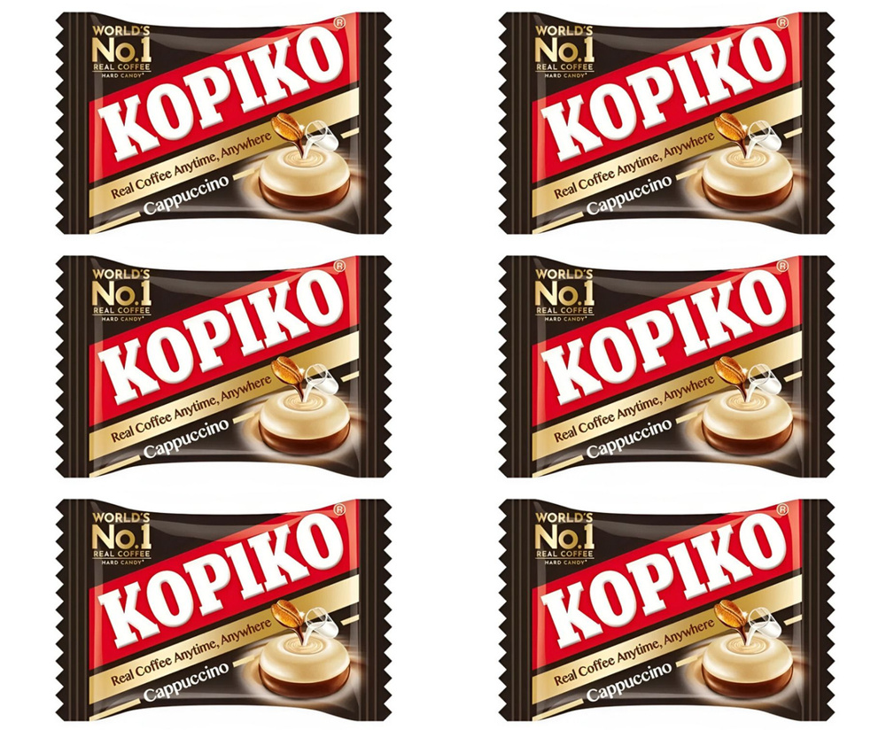 KOPIKO Леденцы Капучино, 32 г, 6 уп #1