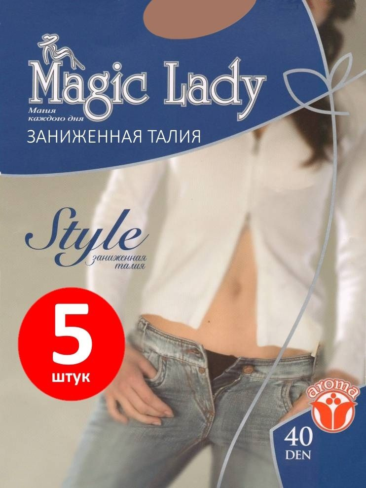 Колготки Magic Lady, 40 ден, 5 шт #1