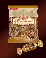Бабаевские конфеты Оригинальные с фундуком и какао в шоколадной глазури ...
