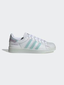 adidas Superstar Shoes - Cloud White / Almost Blue / Night Sky