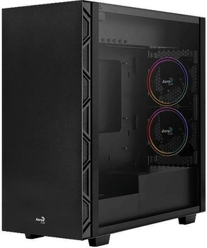 Компьютерный корпус AeroCool Flo-G-BK-v1, ATX, midi-tower, без БП, черный -  AliExpress