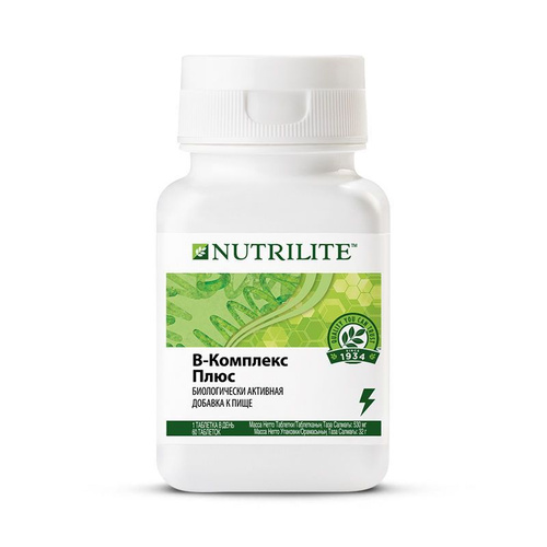 Amway NUTRILITE В-комплекс плюс, 60 таб./ Нутрилайт витамин B комплекс ...