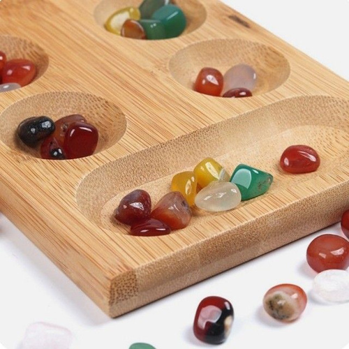 Настольная игра Манкала/Калах, игра для двоих/с мешочком для хранения в ...