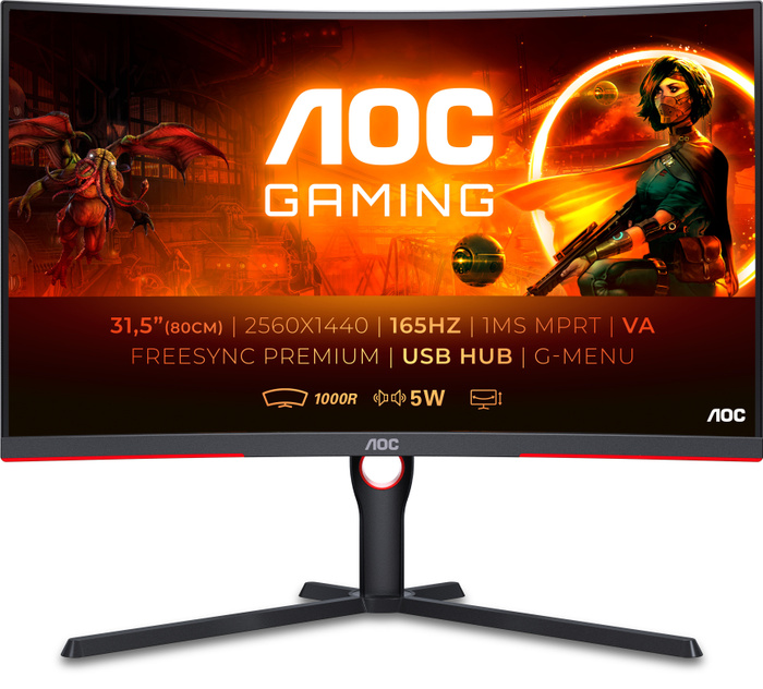 aoc monitor 31.5 inch