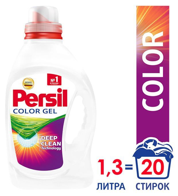 ПЕРСИЛ Гель 1,3л Колор 360 - купить с доставкой по выгодным ценам в ...