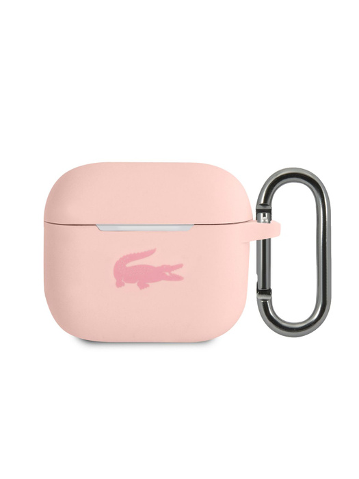 Чехол Lacoste Liquid silicone для наушников Apple Airpods 3 / кейс на  наушники Аирподс 3 силиконовый, с карабином Logo, розовый — купить в  интернет-магазине OZON с быстрой доставкой lacoste airpods