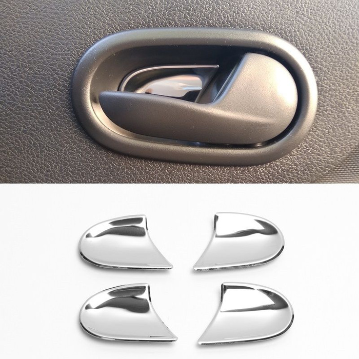 Декоративные накладки под внутренние ручки открывания дверей Рено Логан ...