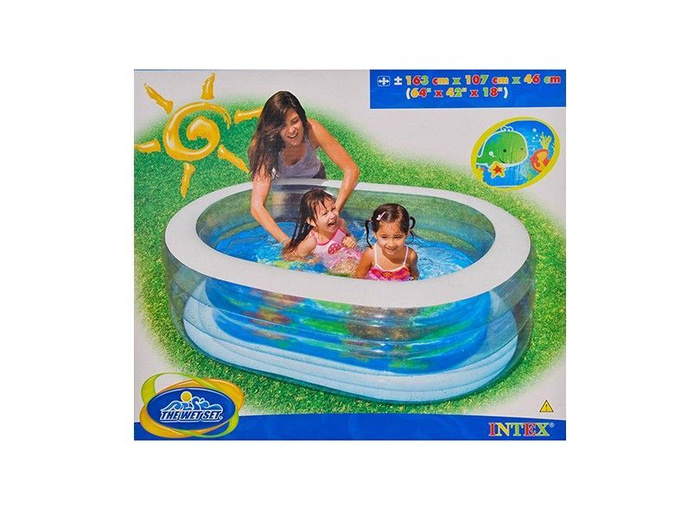 Бассейн Надувной 163x107x Intex - купить по доступным ценам в интернет ...
