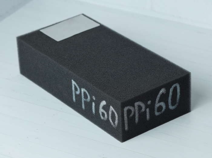 Ретикулированный пенополиуретан PPi60 (для фильтрации воздуха) лист ...