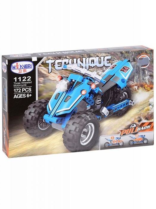 Конструктор WINNER TECHNIQUE 1122 квадроцикл - купить с доставкой по ...