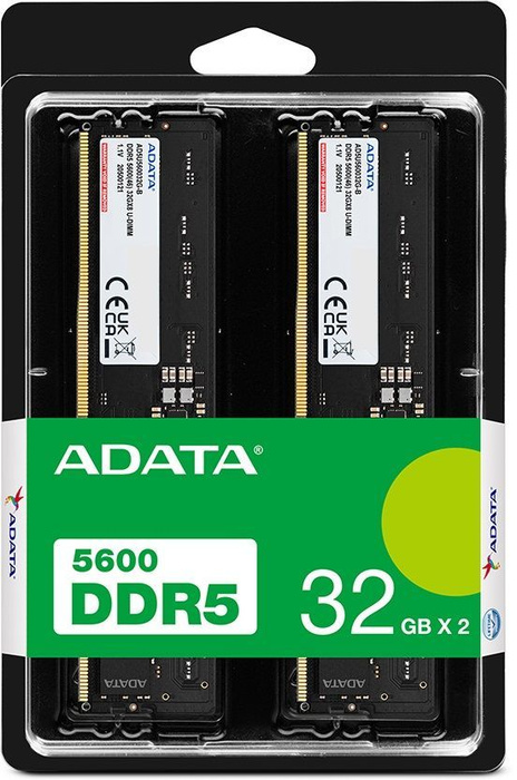 Модуль оперативной памяти ADATA Оперативная память AD5U560032G-DT, 64 ...