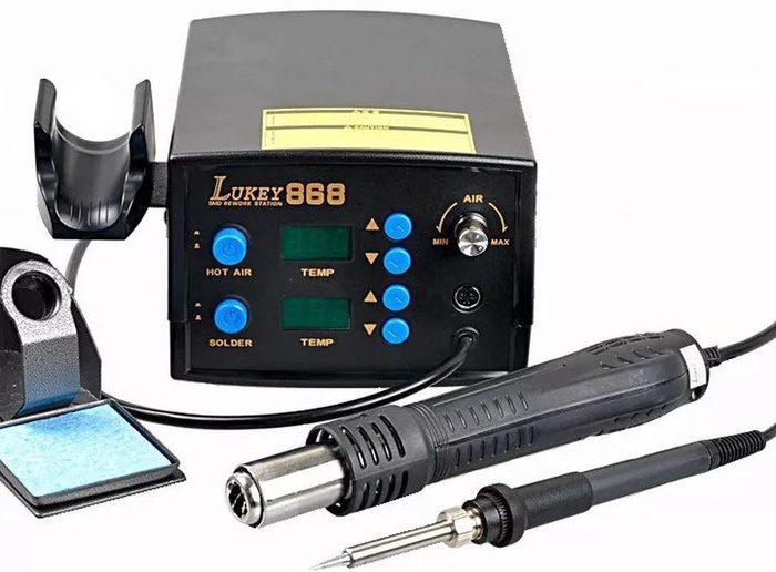 Цифровая паяльная станция LUKEY 868 - купить с доставкой по выгодным ...
