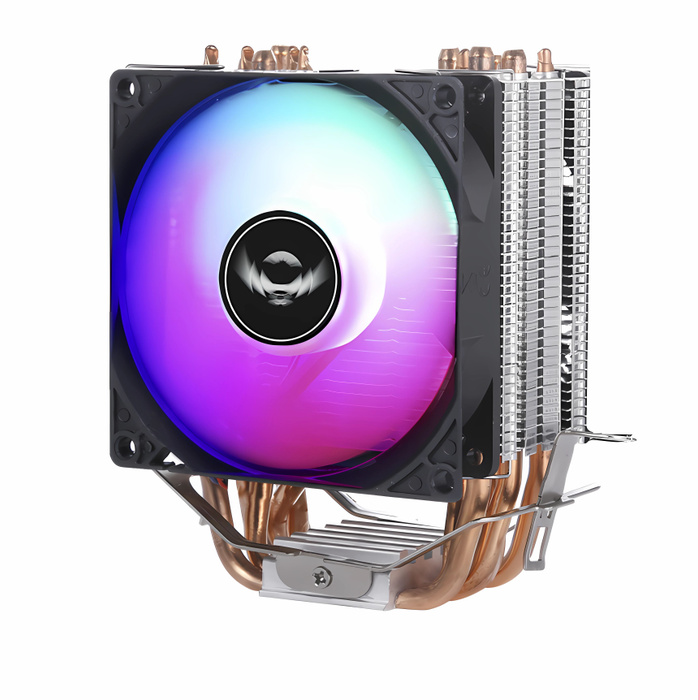 Кулер башенный с RGB подсветкой, 92 мм, 6 трубок - купить кулер по ...