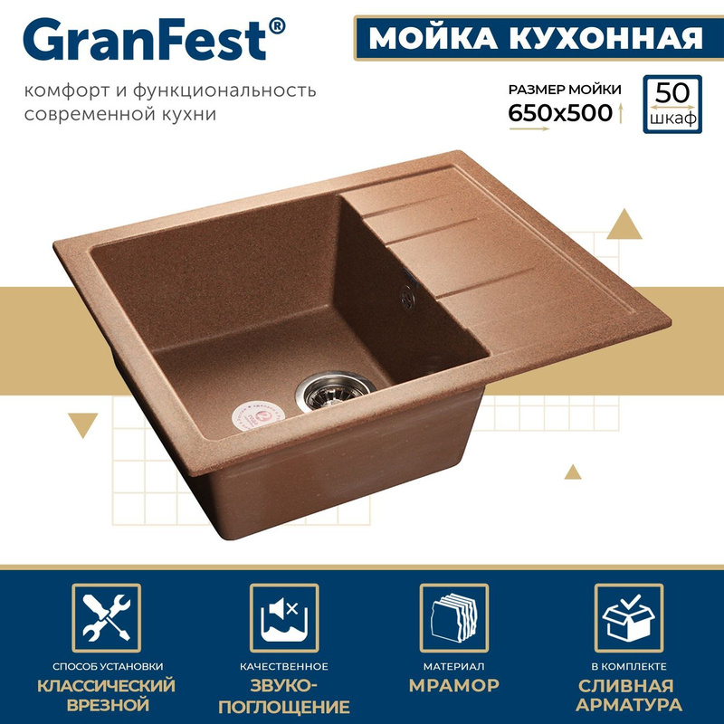 Мойка для кухни grand fest