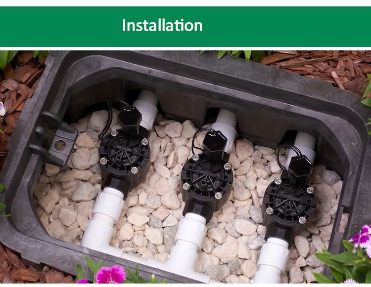 нормально закрытый электромагнитный клапан для системы полива для ферм ...