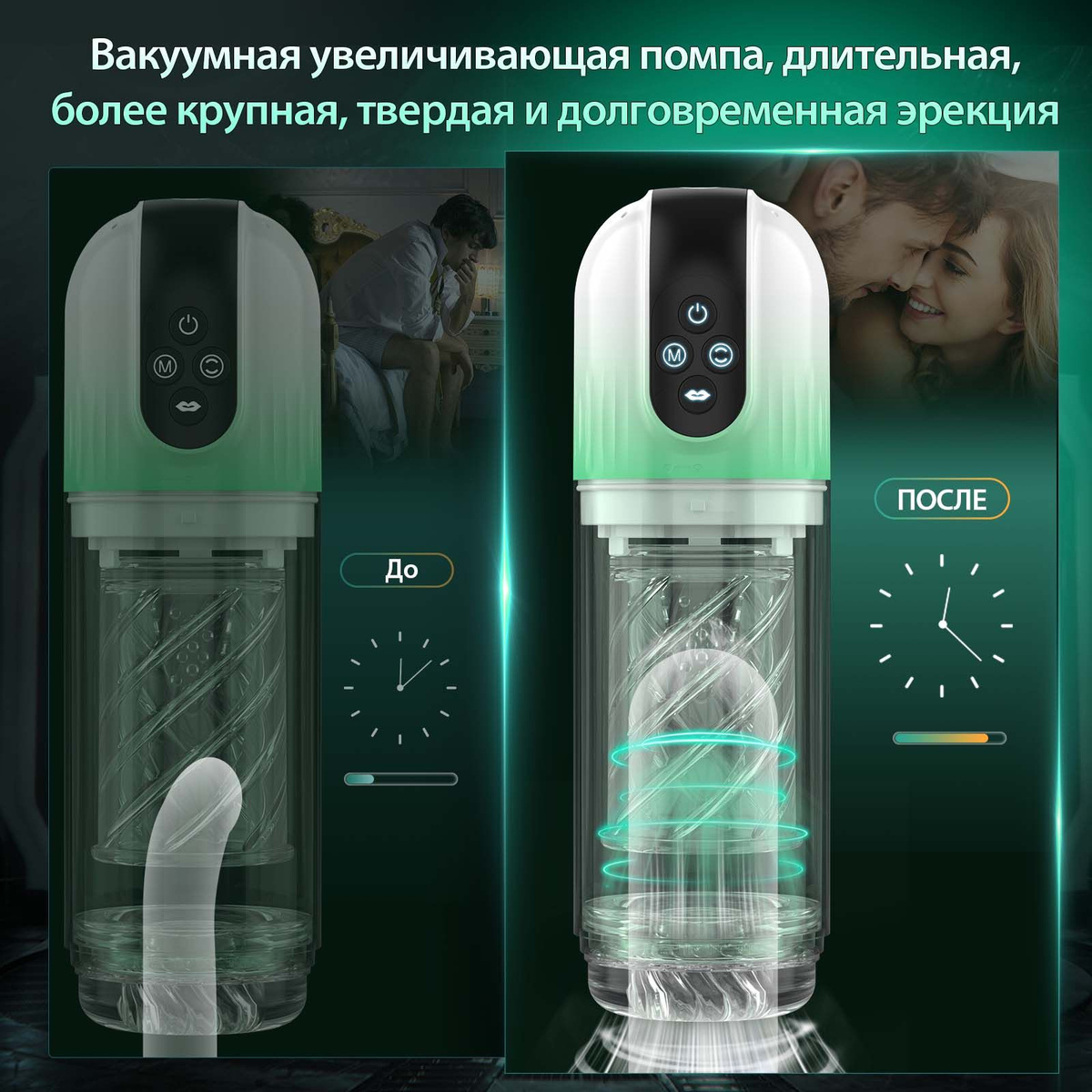 Мастурбатор мужской,реалистичный мастурбатор с 7 вибрацией для мужчин ...