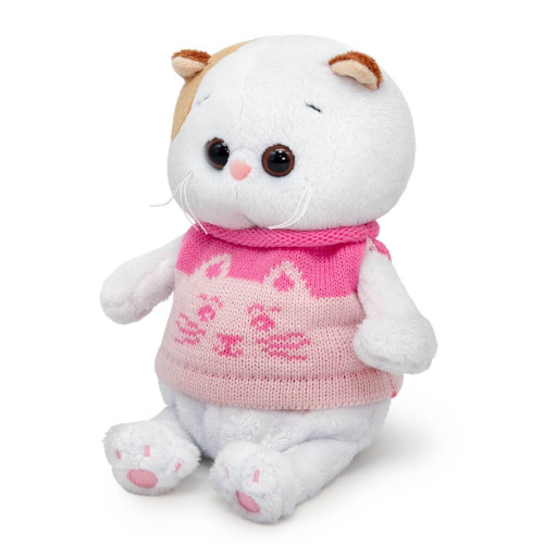 Мягкая игрушка 20см BUDI BASA кошечка Ли-Ли BABY в жилете (LB-104