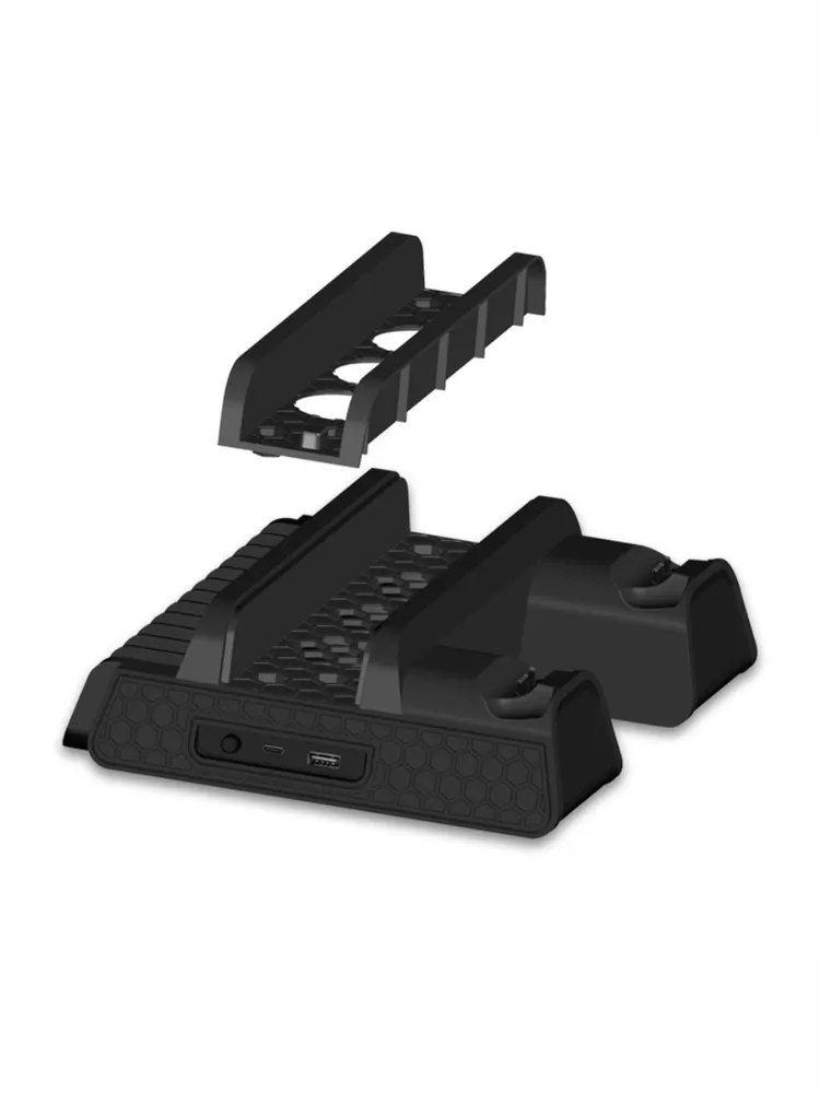 Многофункциональная подставка для PS4/PS4 Slim/Pro с охлаждением и док-станцией с для двух DualShock 4, вариант, фото 6