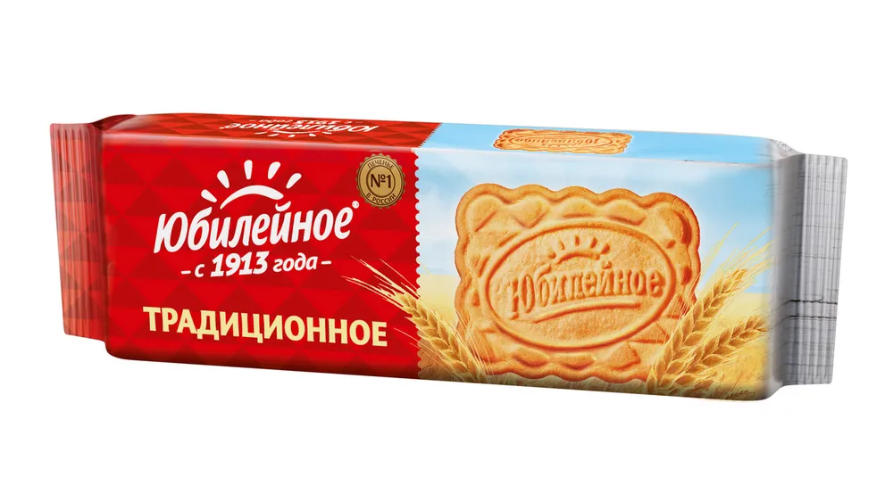 Печенье Юбилейное Традиционное, комплект: 15 упаковок по 112 г, 112 г, фото 2