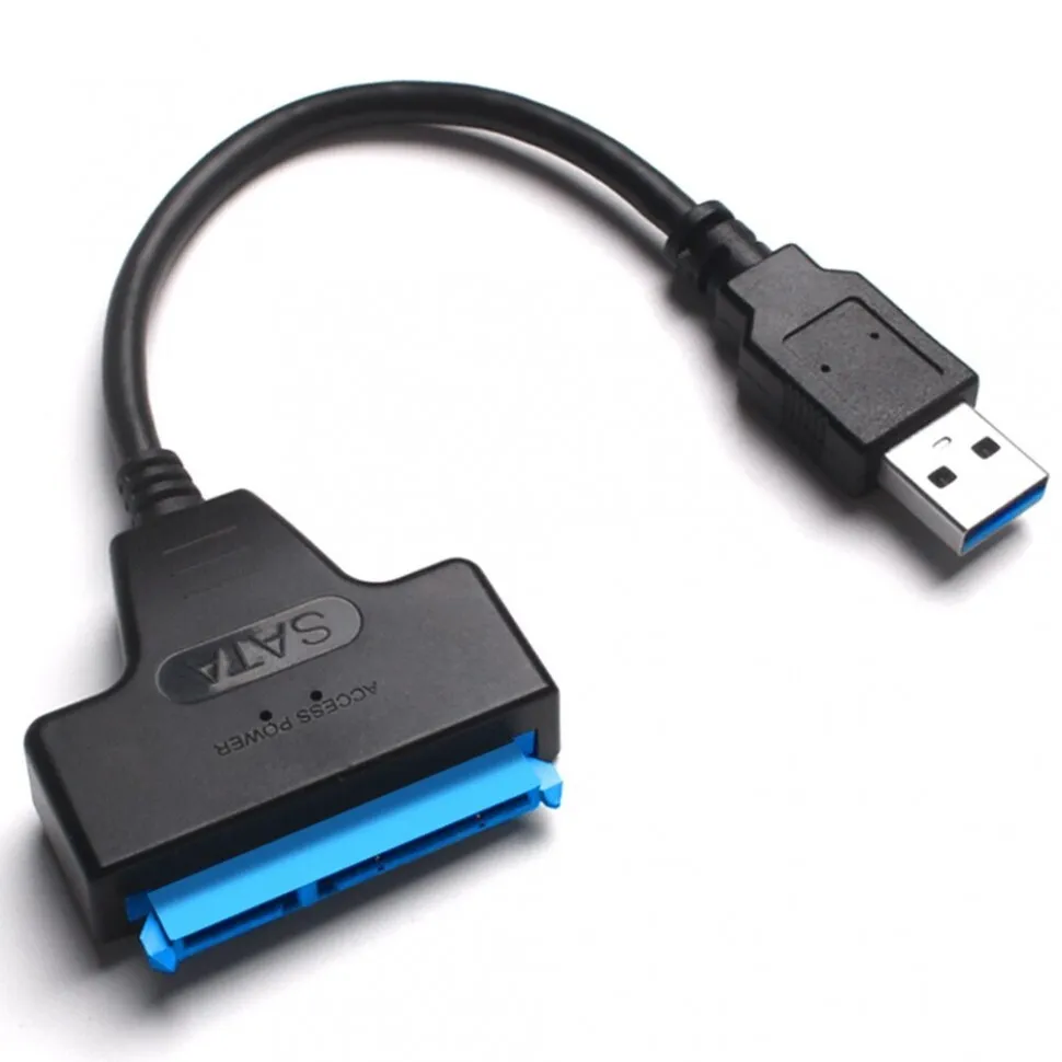 Кабель переходник адаптер с SATA на USB 3.0 конвертер HDD SSD, вариант