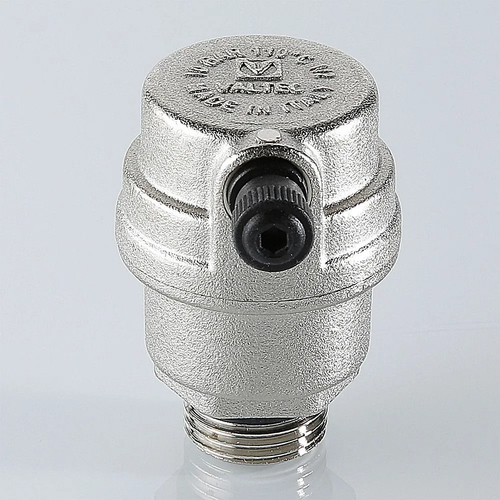 Воздухоотводчик автоматический 1/2" нар.р. (2 шт) VALTEC прямой / Сбросник воздуха для подключения к группе безопасности котла отопления, гидрострелкам, коллекторам теплого пола, арт. VT.502.NH.04, 2 шт, фото 5