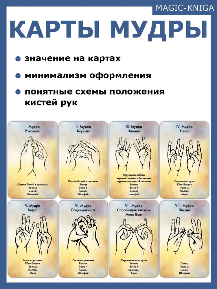 Карты Мудры Веры Скляровой / Саморазвитие / Йога для рук, вариант, фото 4