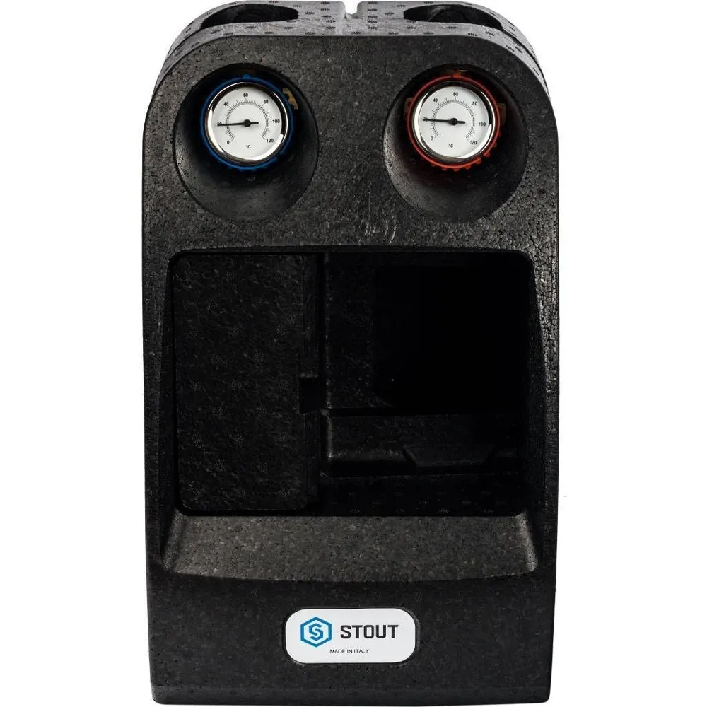 Насосная группа с прямым контуром 1" без насоса в теплоизоляции STOUT SDG-0001-002501, вариант, фото 4