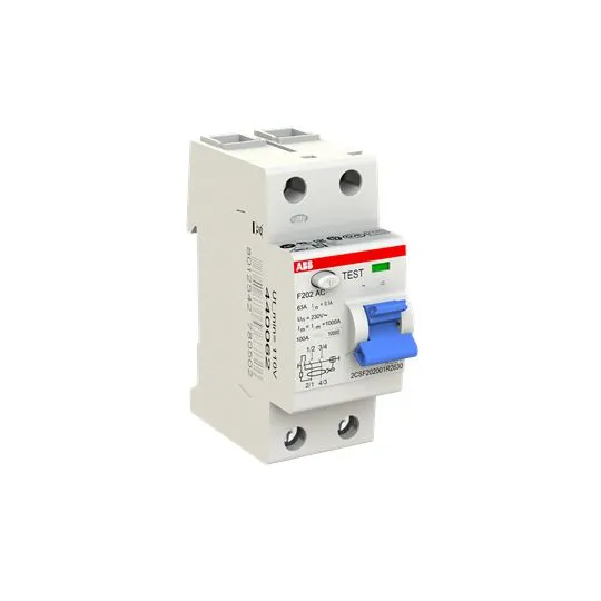 Устройство защитного отключения УЗО ABB F202 тип A 2Р 40А 100mA 2CSF202101R2400, Устройства УЗО 63А AС, фото 3