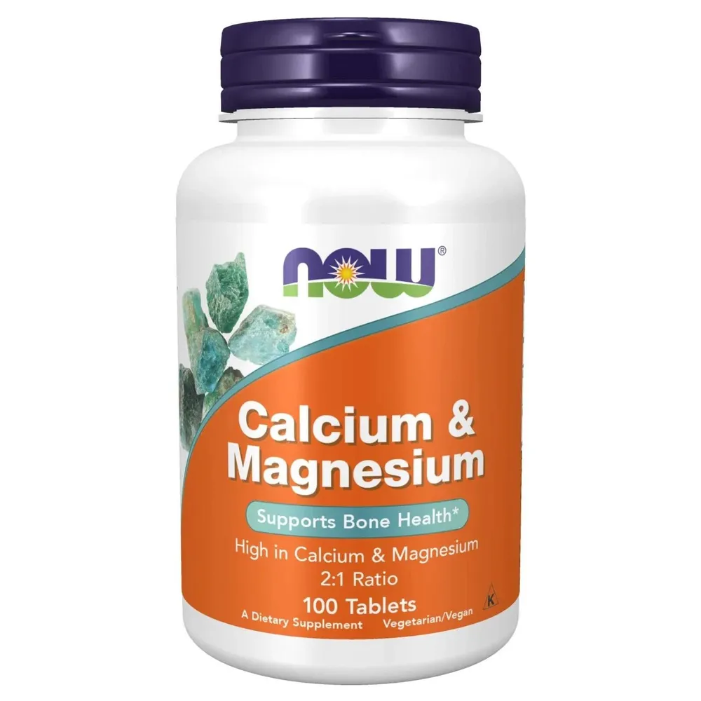 Кальций и магний NOW Calcium & Magnesium 2:1 100 таблеток, вариант, фото 3