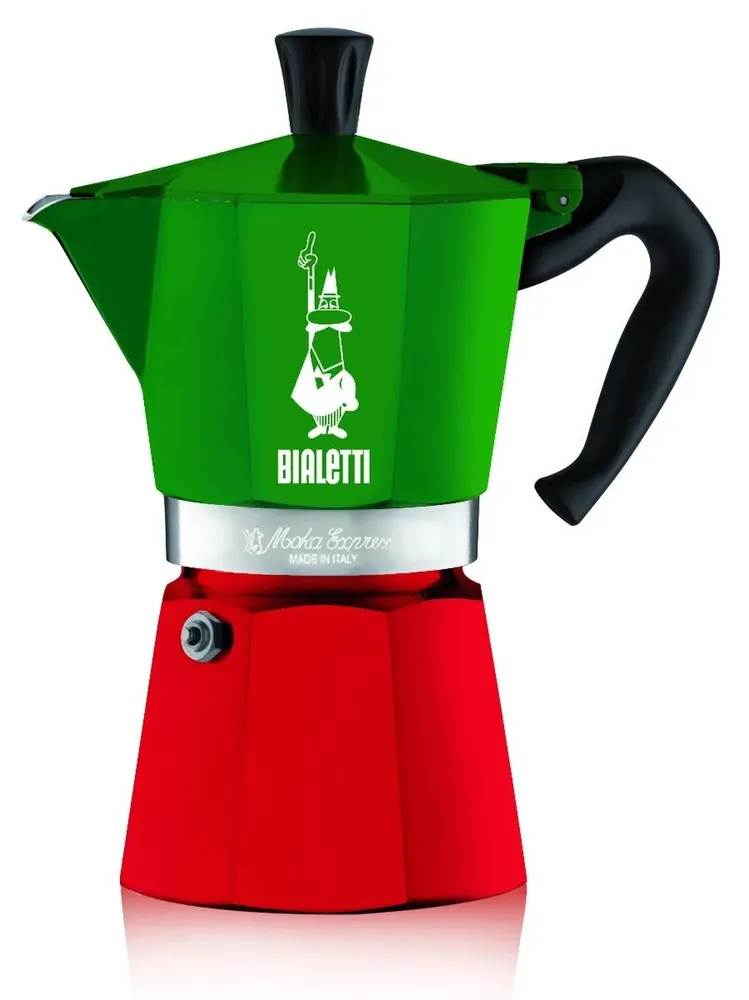 Кофеварка гейзерная Bialetti "Tricolor" 5323, 6 чашек, вариант, фото 2