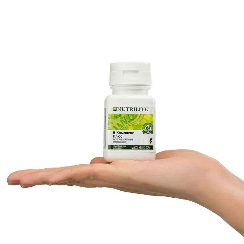 Amway Nutrilite B-комплекс плюс, Витамин Б 60 таб., вариант, фото 6