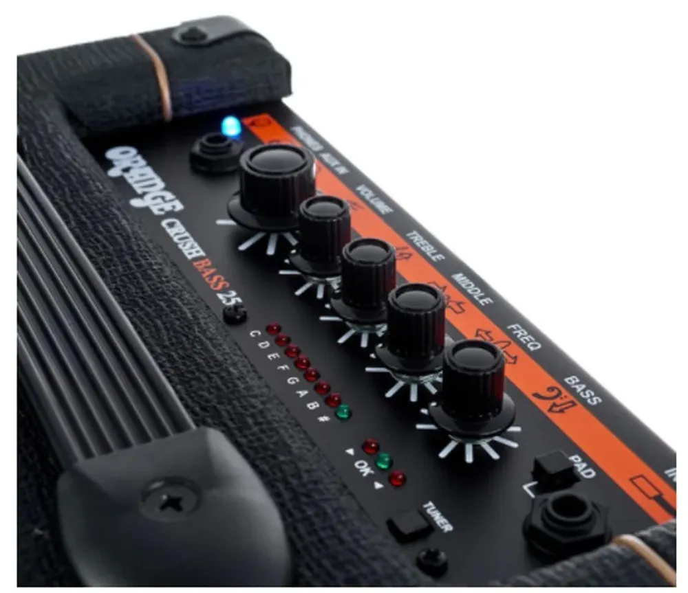 Orange CRUSH BASS 25 BK Комбо для бас-гитары 25 Вт, 8", цвет черный, 25 Вт, 8 цв., фото 4