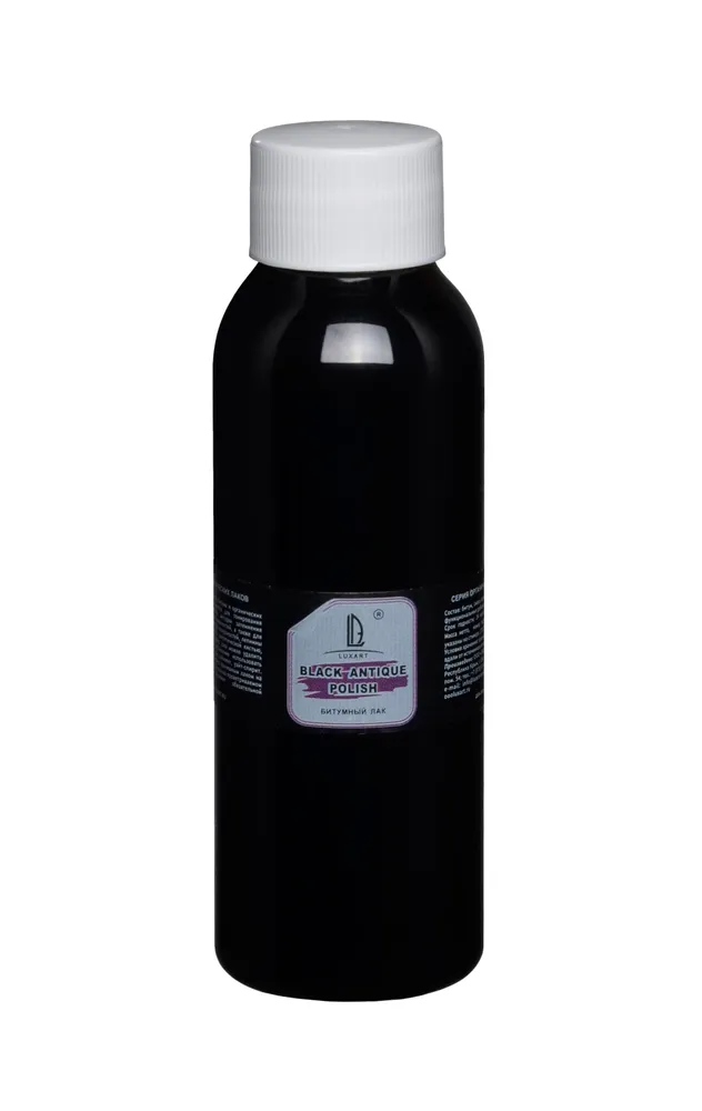 Luxart Лак для творчества битумный BlackAntique Художественный лак декоративный органический для состаривания, вариант, фото 4