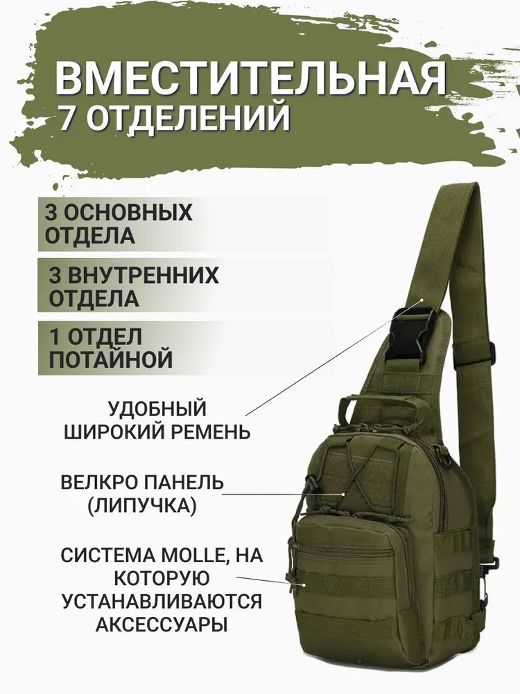 Милитари Сумка тактическая, вариант, фото 2