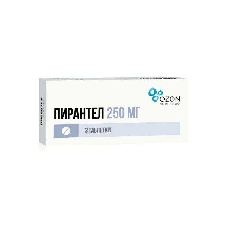 Пирантел 250 мг таблетки 3 шт, 3 шт
