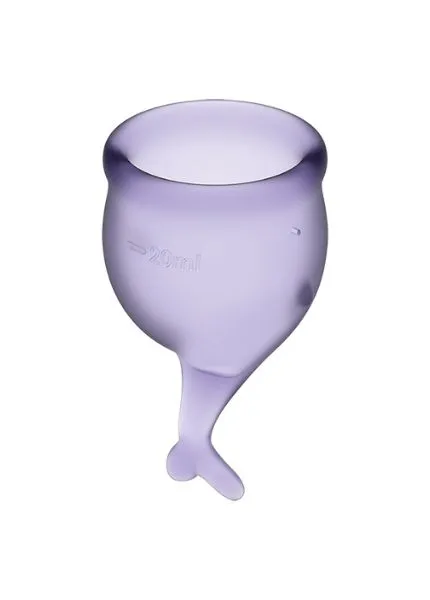 Набор менструальных чаш Satisfyer Feel secure Menstrual Cup (Lila), вариант, фото 3