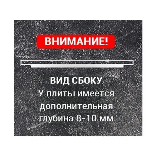Плита 1-конфорочная П1-10 700х700мм, 700x700 мм, фото 6