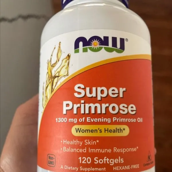 Масло примулы вечерней NOW Foods Super Primrose 1300 мг 120 капсул, вариант, фото 3