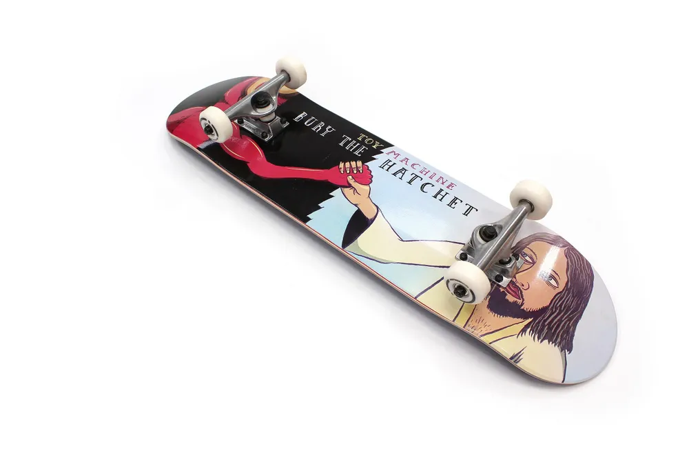 Скейтборд в сборе Toy Machine Bury The Hatchet 8*31.75 Трюковый для детей / подростков, 8x31.75, фото 2