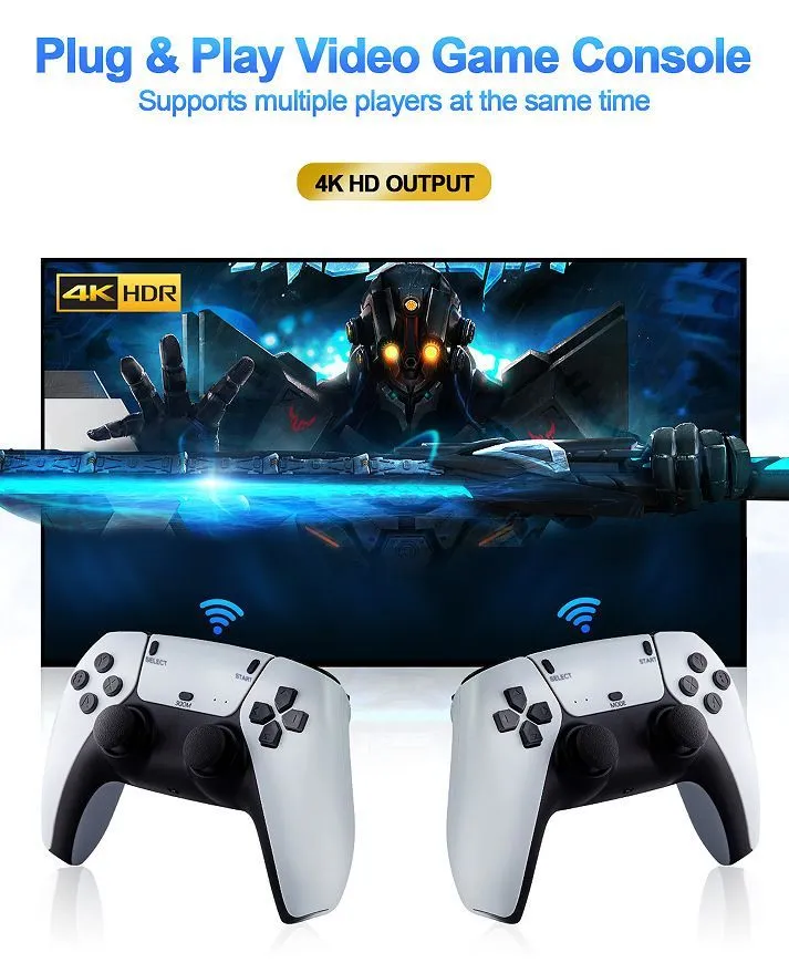 Игровая приставка M8 Pro, игровой джойстик, системы Emuelec4.3, RK3328 Quad-core cortex-A53 up to 1.8GHz, #1