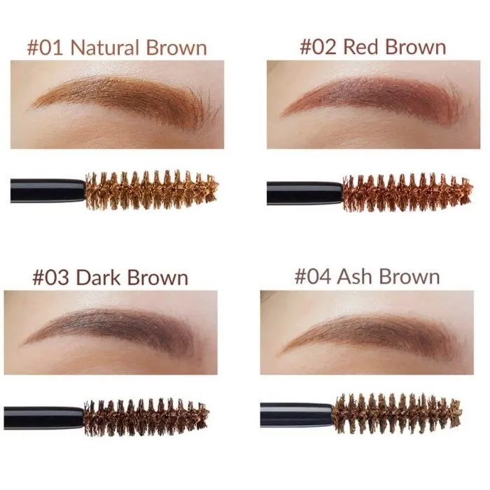 The Saem Тушь для бровей 4,5 г Saemmul Browcara, оттенок 01 Natural Brown, 4,5 г, фото 3