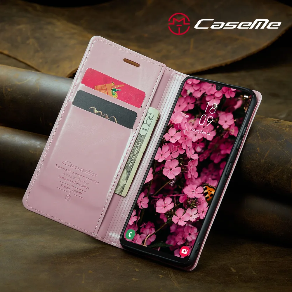Caseme Кожаный книжка чехол для Samsung Galaxy A34 5G / Самсунг A34 5G с визитницей из экокожи, 5 г, 5 г, фото 5