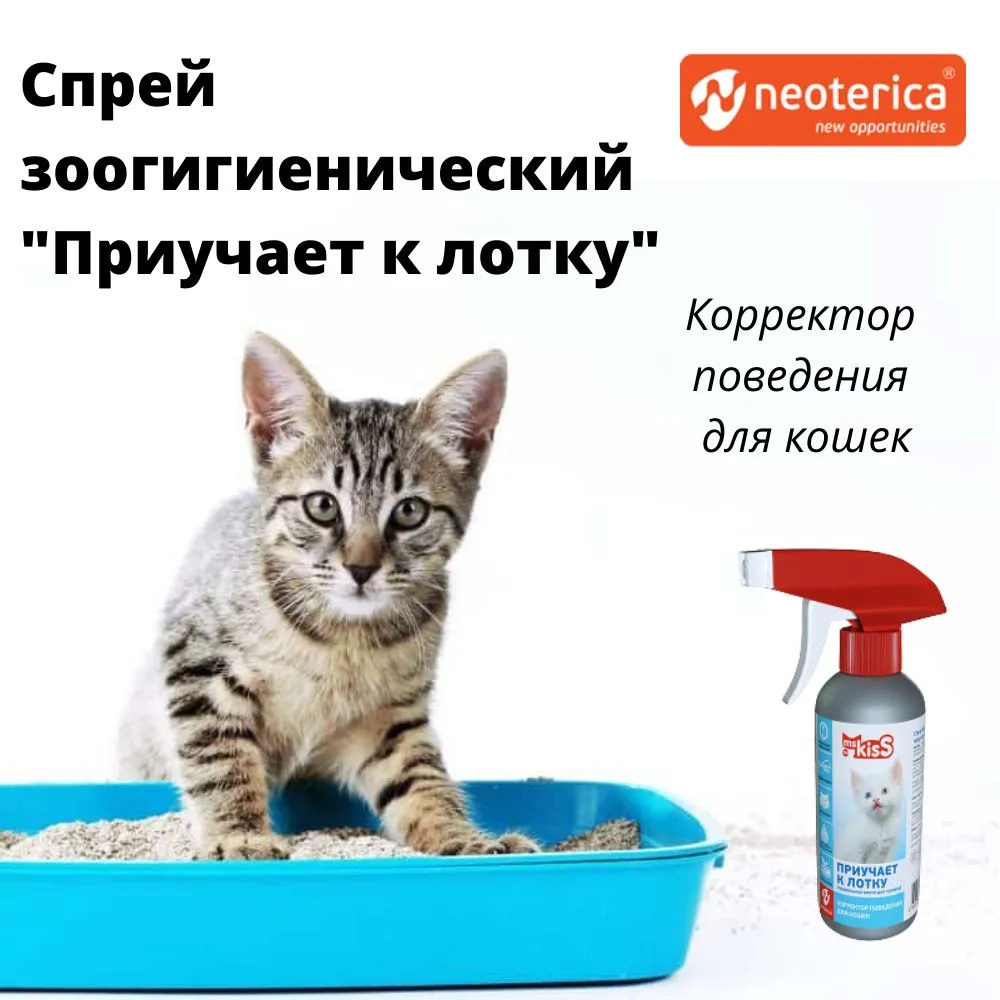 Спрей для кошек Приучение к лотку (200 мл.), 200 мл, фото 3