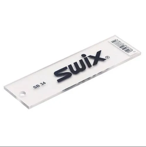 SWIX Скребок из оргстекла для г/лыж и сноуборда, 4 мм, в упаковке (SB34D), вариант