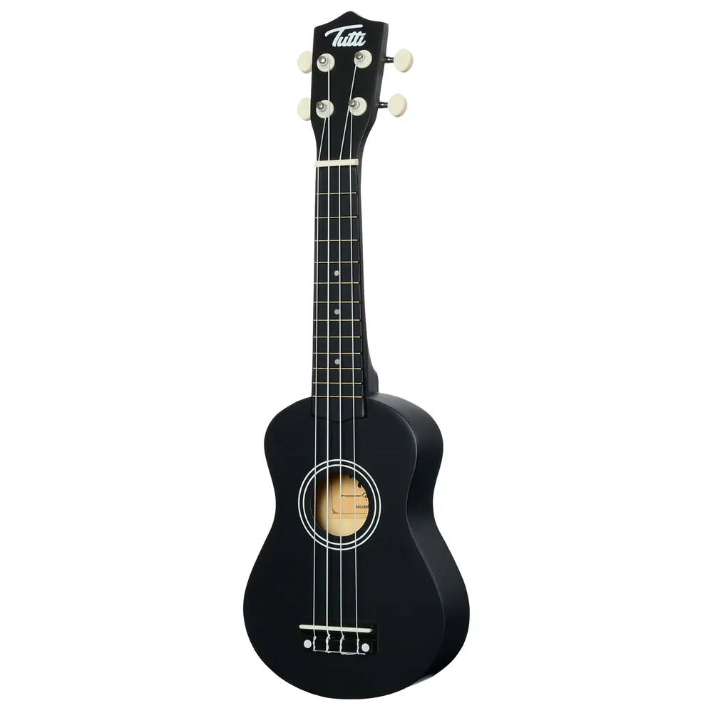 Комплект укулеле сопрано TUTTI JR-11 BK с чехлом и струнами, вариант, фото 2