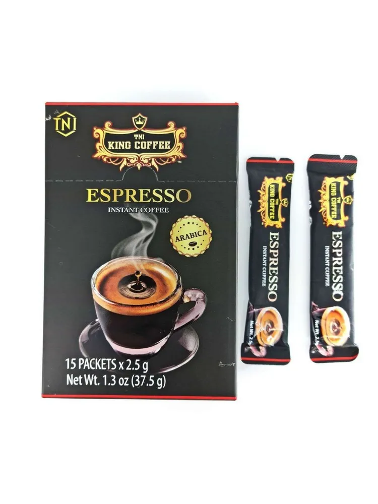 King Coffee Кофе растворимый Порошковый 38г. 15шт., 38 г, 15 шт, фото 2